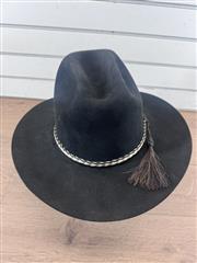 RAND'S CUSTOM HATTERS 10X BEAVER BLACK WESTERN COWBOY HAT